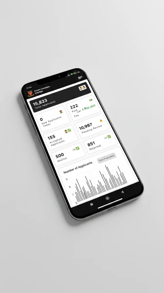 Admission Portal  project screenshot 1 of 2